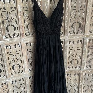 NWT Black Backless Maxi Dress